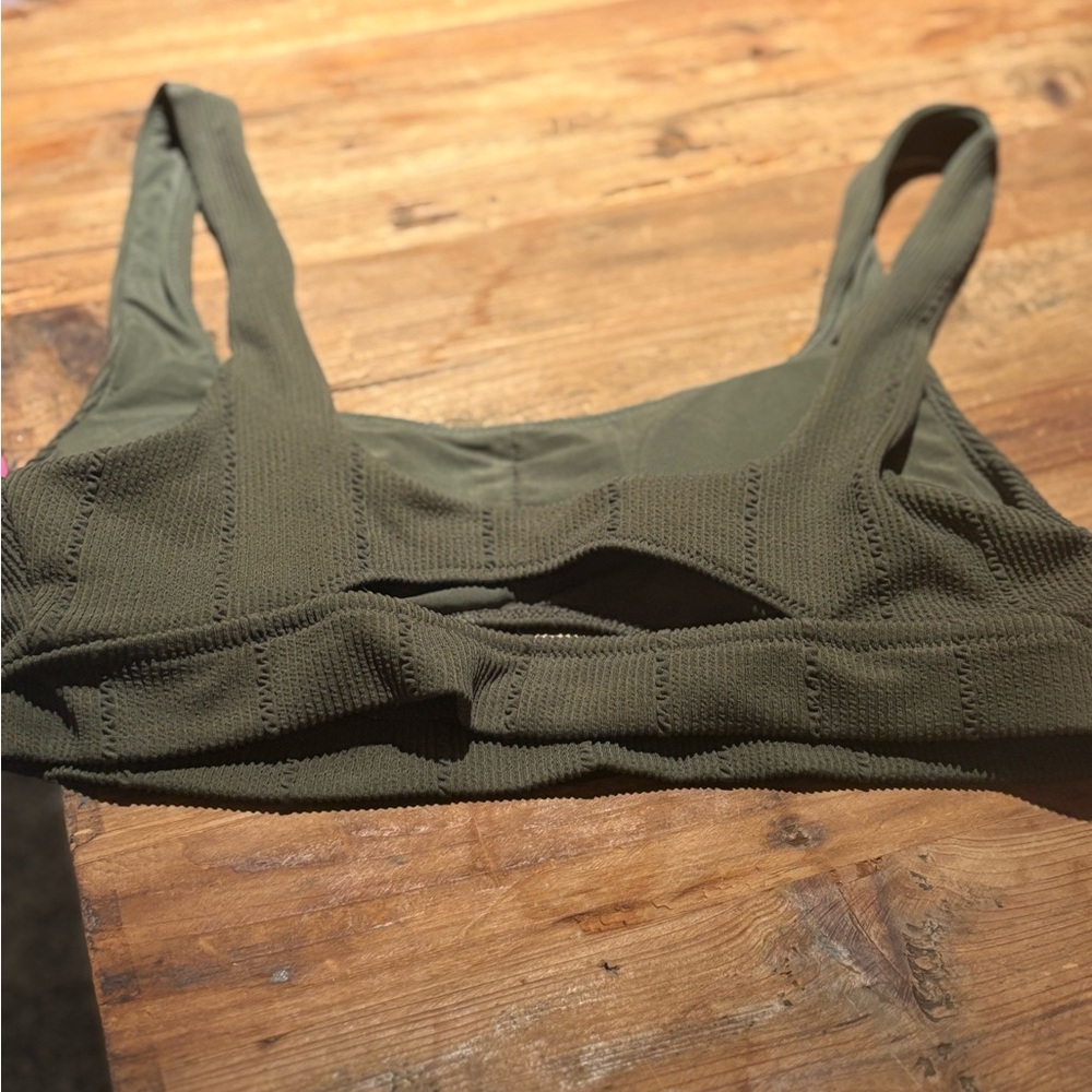 Aerie Olive Sports bikini